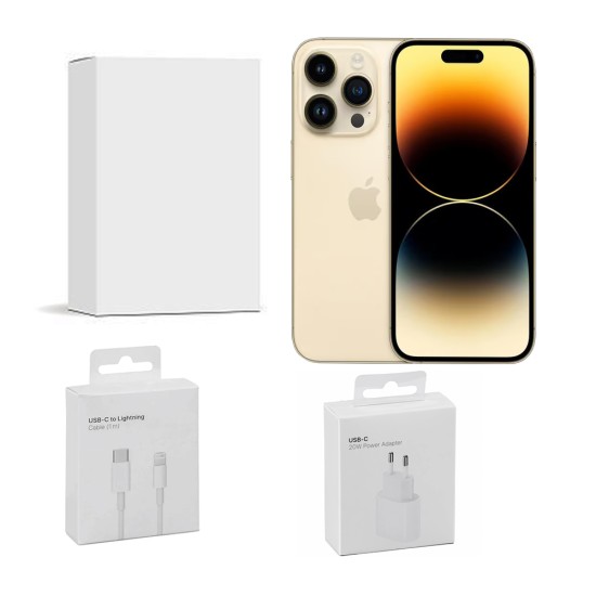 Apple iPhone 14 Pro 128GB Recondicionado Grau A+ 6,1" Dourado Apple iPhone 14 Pro 128GB Recondicionado Grau A+ 6,1" Dourado